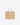 Mc2 Saint Barth BORSA A MANO VIVIAN MIDI BEIGE EFFETTO PAGLIA