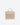Mc2 Saint Barth BORSA A MANO VIVIAN MIDI BEIGE EFFETTO PAGLIA