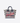 Mc2 Saint Barth BORSA BIANCO/BLU / UNI BORSA VANITY REGULAR IN CANVAS A RIGHE ORIZZONTALI BLU