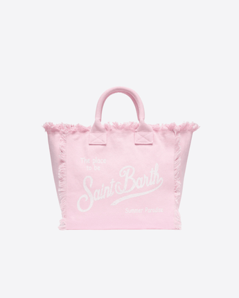 Mc2 Saint Barth BORSA ROSA / UNI BORSA VANITY IN CANVAS DI COTONE ROSA