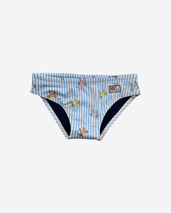 Mc2 Saint Barth COSTUME DA BAGNO SLIP MARE BILLY CON STAMPA GRANCHI