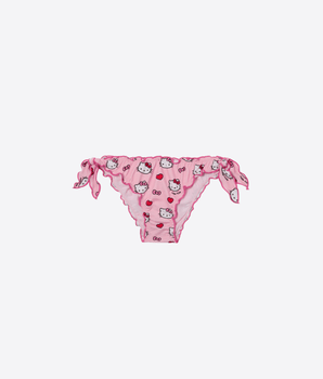 Mc2 Saint Barth COSTUME DA BAGNO SLIP MARE CRIC ROSA CON STAMPA HELLO KITTY | SPECIAL EDITION