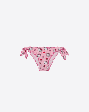 Mc2 Saint Barth COSTUME DA BAGNO SLIP MARE CRIC ROSA CON STAMPA HELLO KITTY | SPECIAL EDITION