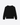 Mc2 Saint Barth MAGLIA MAGLIONE NERO IN MISTO LANA X PEANUTS