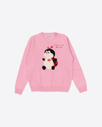 Mc2 Saint Barth MAGLIA ROSA / 24M MAGLIONE CON COCCINELLA TRUDI