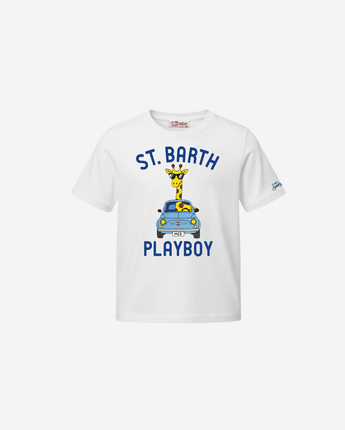 Mc2 Saint Barth T-SHIRT T-SHIRT CON STAMPA GIRAFFA