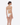 MISS BIKINI BIKINI BIKINI MONOSPALLA FLOREALE CON INTRECCIO E MANICA SCIVOLATA