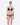 MISS BIKINI COSTUME DA BAGNO BIKINI TRINAGOLO A RETE CON FRANGE