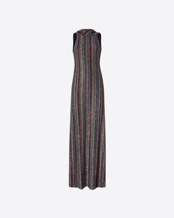 MISSONI ABITO ABITO LUNGO IN MAGLIA A RIGHE