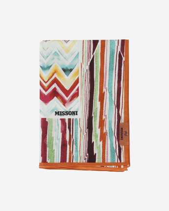 MISSONI FOULARD MULTICOLOR / UNI FOULARD CON STAMPA A ZIG ZAG