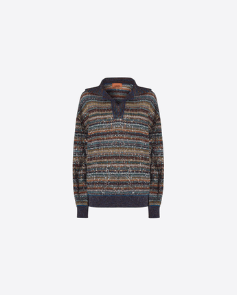 MISSONI POLO POLO OVERSIZE CON PAILLETTES