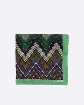 MISSONI STOLA VERDE / UNI STOLA A ZIG ZAG