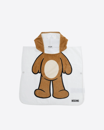 MOSCHINO ACCAPPATOIO BIANCO / I ACCAPATOIO CON STAMPA ORSETTO