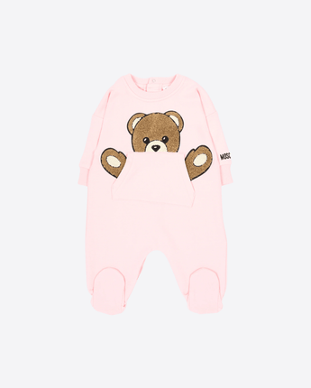 MOSCHINO TUTINA TUTINA CON STAMPA TEDDY