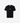 MSGM T-SHIRT NERO / 8 T-SHIRT A MANICHE CORTE