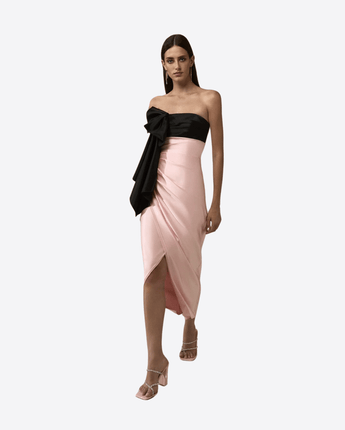 NICOLE MOMENTS NERO/ROSA / 38 ADIA DUSTY PINK&BLACK