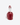 ORCIANI BORSA ROSSO / UNI MINI SECCHIELLO VANITY IN PELLE