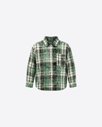 PALM ANGELS CAMICIA CAMICIA CON STAMPA A QUADRI