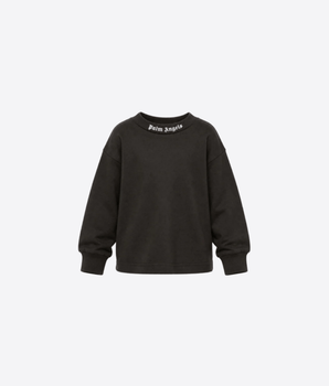 PALM ANGELS T-SHIRT T-SHIRT A MANICHE LUNGHE CON STAMPA LOGO SUL GIROCOLLO