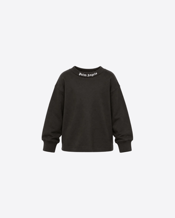 PALM ANGELS T-SHIRT T-SHIRT A MANICHE LUNGHE CON STAMPA LOGO SUL GIROCOLLO
