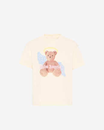 PALM ANGELS T-SHIRT T-SHIRT CON STAMPA TEDDY