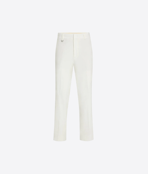 PAOLO PECORA PANTALONI PANTALONI CHINO LOOSE FIT IN LINO STRETCH