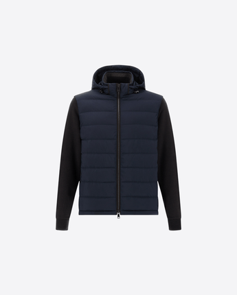PAUL & SHARK GIACCA PIUMINO ULTRALIGHT DOWN CON MANICHE RIMOVIBILI IN LANA