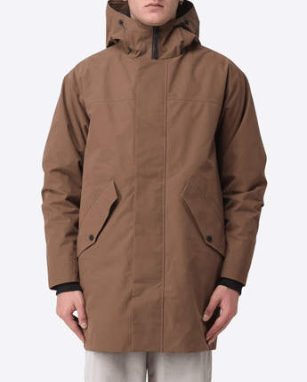 PEOPLE OF SHIBUYA GIACCA MARRONE / 48 PARKA TECNICO CON GIUBBINO IMBOTTITO STACCABILE
