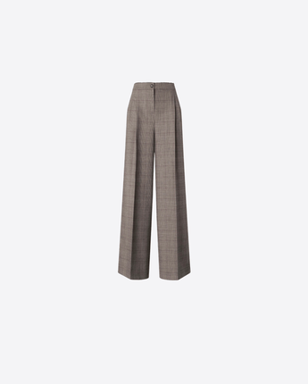 PINKO PANTALONI PANTALONI AMPI A QUADRI