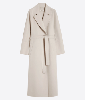 S MAX MARA CAPPOTTO A VESTAGLIA IN LANA