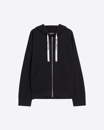 S MAX MARA FELPA FELPA CON ZIP IN JERSEY TECNICO S' MAXMARA