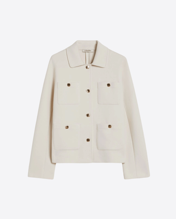 S MAX MARA GIACCA BOXY IN JERSEY SCUBA