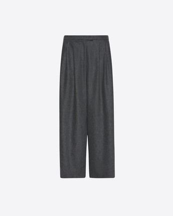S MAX MARA PANTALONE PANTALONE SVASATO IN FLANELLA DI LANA