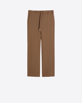 S MAX MARA PANTALONI IN GABARDINA DI LANA