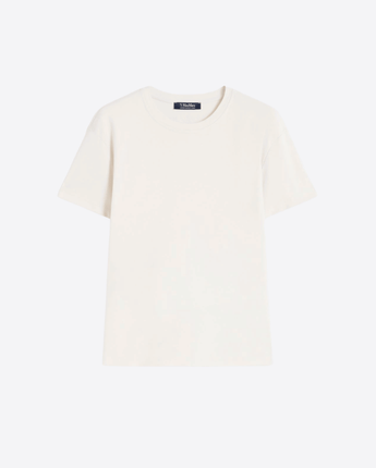 S MAX MARA T-SHIRT T-SHIRT IN JERSEY CON RICAMO