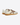 SANTONI SCARPE SNEAKER DBS OLY DA DONNA IN PELLE E SUEDE BIANCA,BEIGE E ARGENTO