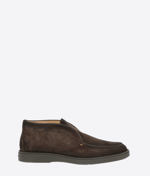 SANTONI SCARPE STIVALETTO DESERT IN SUEDE