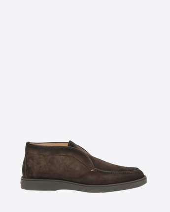 SANTONI SCARPE STIVALETTO DESERT IN SUEDE