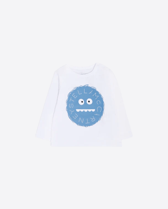 Stella McCartney Abbigliamento e accessori WHITE / 9M T-SHIRT CON MOSTRO