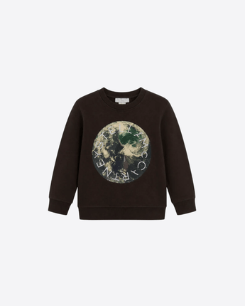 STELLA McCARTNEY FELPA FELPA CON STAMPA GRAFICA MONDO