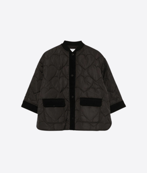 Stella McCartney GIACCA NERO / 10A GIACCA TRAPUNTATA CON TASCHE