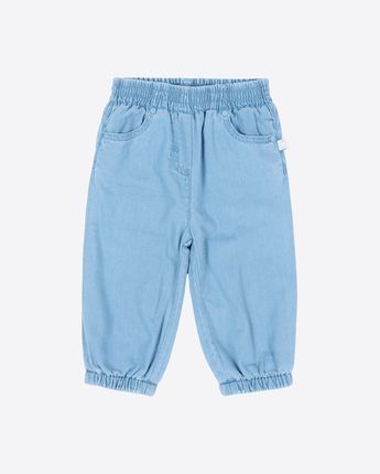 STELLA McCARTNEY JEANS JEANS DENIM CON RICAMO