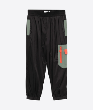 Stella McCartney PANTALONE NERO / 8A PANTALONE CARGO IN TESSUTO TECNICO