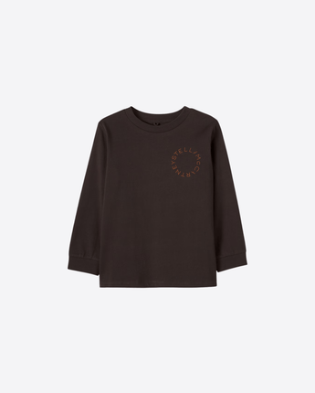 STELLA McCARTNEY T-SHIRT T-SHIRT A MANICHE LUNGHE CON LOGO