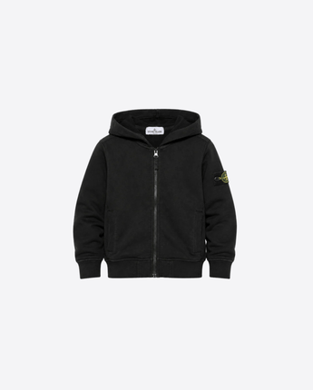 STONE ISLAND FELPA FELPA CON CAPPUCCIO E ZIP