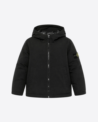 STONE ISLAND GIACCA GIUBBINO CON CAPPUCCIO E LOGO