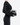TWENTYFOURHAITCH BORSA NERO / UNI CLUTCH TYRENE