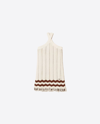 TWINSET ABITO ABITO IN MAGLIA CON ZIG-ZAG
