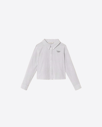 TWINSET CAMICIA CAMICIA IN POPELINE A RIGHE