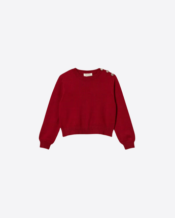 TWINSET MAGLIA MAGLIA A RIGHE CON BOTTONI